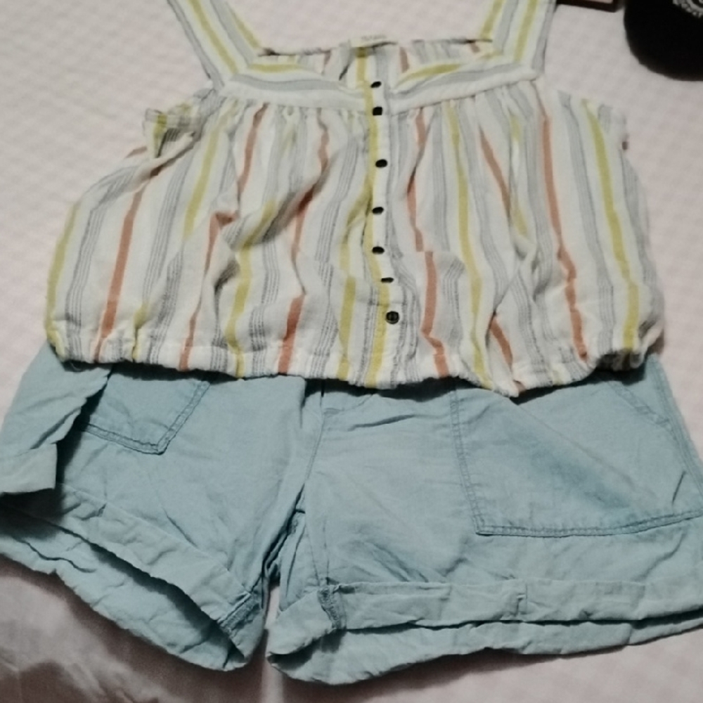 a.n.a Multicolor Striped Garment